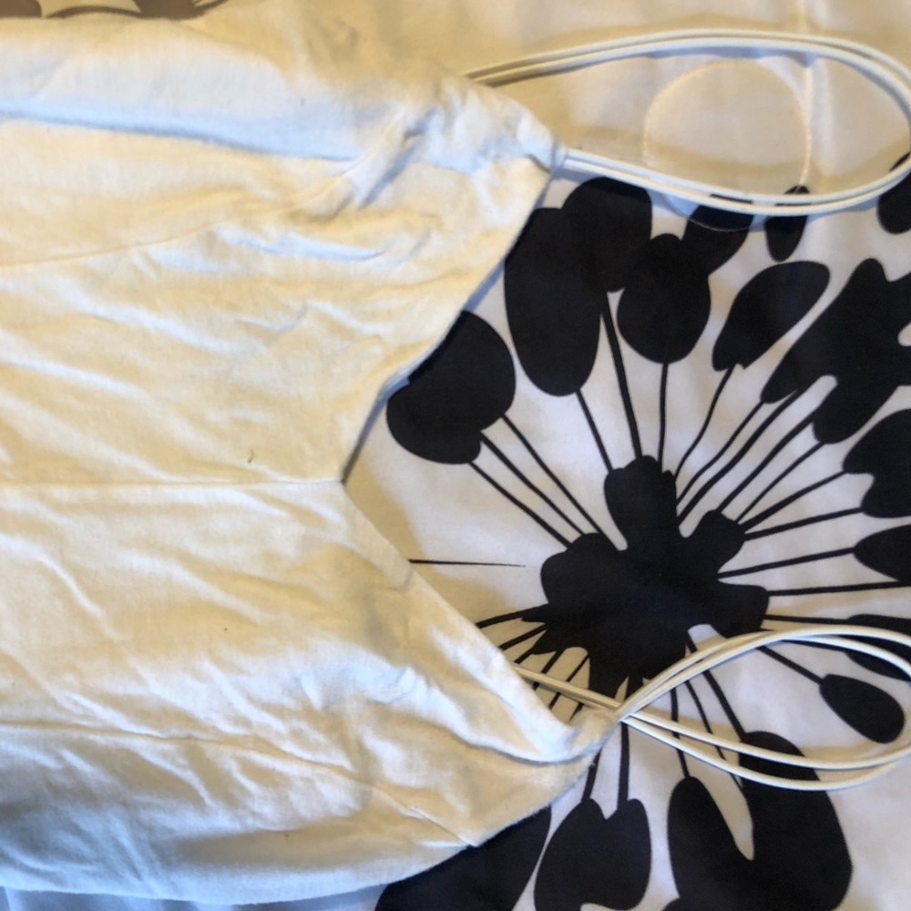 ASOS white peplum top